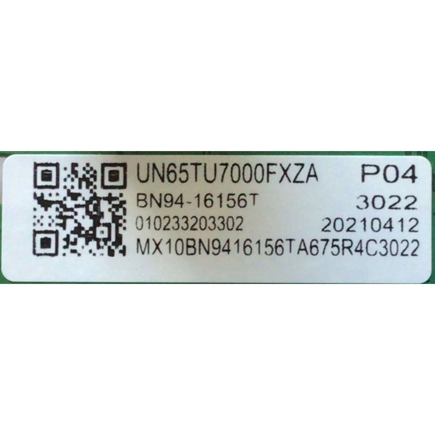 KIT DE TARJETA PARA TV SAMSUNG / NUMERO DE PARTE MAIN BN94-16156T / BN41-02751B / BN97-17444G / FUENTE BN44-01055A / BN4401055A / L65S6N_TDY / PANEL CY-BT065HGLV9H / DISPLAY LSF650FN14-R02 /  MODELO UN65TU7000 / UN65TU7000FXZA / UN65TU7000FXZA FO10 - Imagen 3